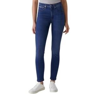 Calvin Klein Jeans Women’s High-Rise Skinny Jean, Blue, 14